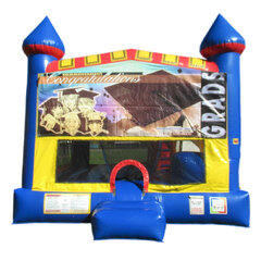 Congrats Grad 5-in-1 bounce house rental in East Longmeadow, MA