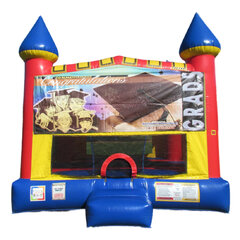 Congrats Grad Castle bounce house rental in East Longmeadow, MA
