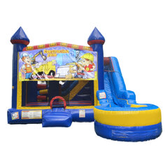 Construction Zone 7-in-1 bounce house rental in East Longmeadow, MA