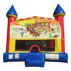 Western Castle bounce house rental in East Longmeadow, MA