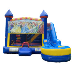 Disney Princess 7-in-1 bounce house rental in East Longmeadow, MA