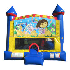 Dora The Explorer 5-in-1 bounce house rental in East Longmeadow, MA