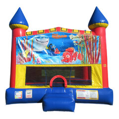 Finding Nemo Castle bounce house rental in East Longmeadow, MA