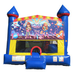 Girl Power 5-in-1 bounce house rental in East Longmeadow, MA