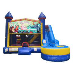 Happy Birthday Circus 7-in-1 bounce house rental in East Longmeadow, MA