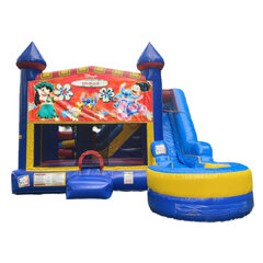 Lilo and Stitch 7-in-1 bounce house rental in East Longmeadow, MA