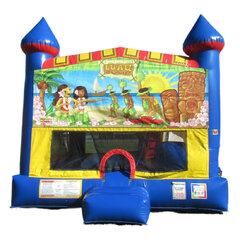 Luau 5-in-1 bounce house rental in East Longmeadow, MA