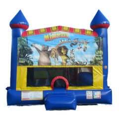 Madagascar 5-in-1 bounce house rental in East Longmeadow, MA