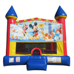 Mickey Mouse Castle bounce house rental in East Longmeadow, MA
