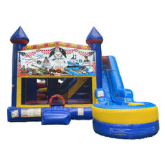 Military 7-in-1 bounce house rental in East Longmeadow, MA