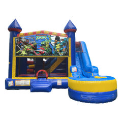 Ninja Turtles 7-in-1 bounce house rental in East Longmeadow, MA