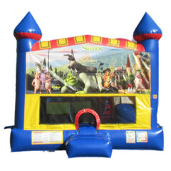 Shrek 5-in-1 bounce house rental in East Longmeadow, MA