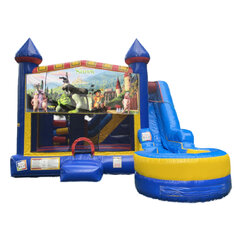 Shrek 7-in-1 bounce house rental in East Longmeadow, MA