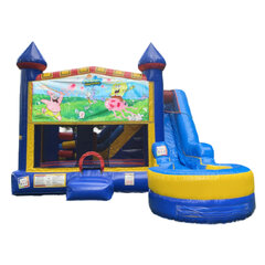 SpongeBob 7-in-1 bounce house rental in East Longmeadow, MA