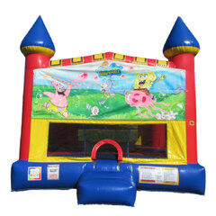 SpongeBob Castle bounce house rental in East Longmeadow, MA