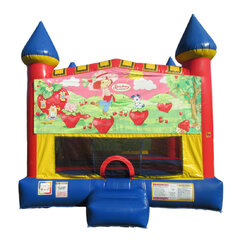 Strawberry Shortcake Castle bounce house rental in East Longmeadow, MA
