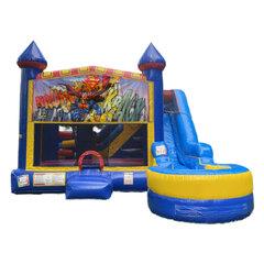 Superman 7-in-1 bounce house rental in East Longmeadow, MA