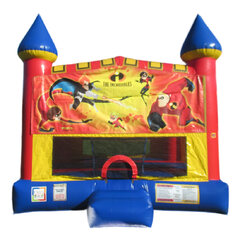 The Incredibles Castle bounce house rental in East Longmeadow, MA