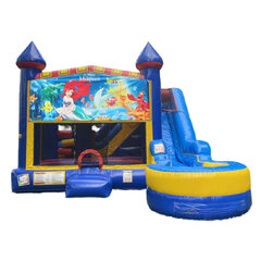 The Little Mermaid 7-in-1 bounce house rental in East Longmeadow, MA