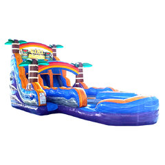 Tiki Plunge XXL Dual Lane Water Slide rental in East Longmeadow, MA