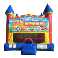 Kiddy Express Castle bounce house rental in East Longmeadow, MA