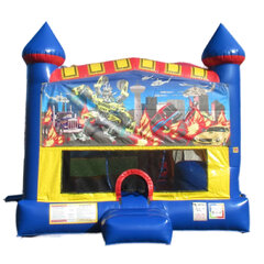 Transforming Robo Cars 5-in-1 bounce house rental in East Longmeadow, MA