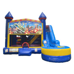 Transforming Robo Cars 7-in-1 bounce house rental in East Longmeadow, MA