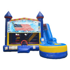 United We Stand 7-in-1 bounce house rental in East Longmeadow, MA