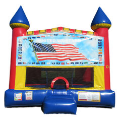 United We Stand Castle bounce house rental in East Longmeadow, MA